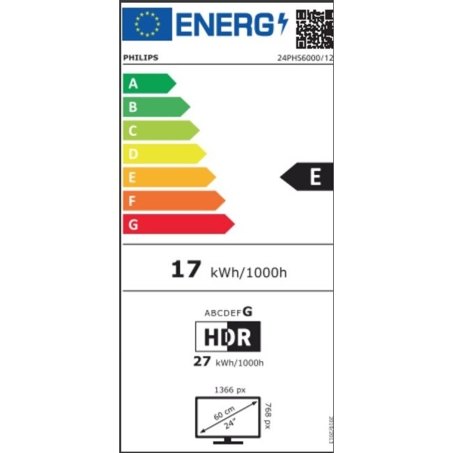 Philips 24PHS6000/12 LED UHD smart tv