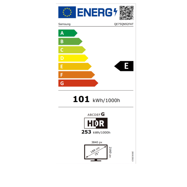 Samsung QE75QN92FATXXN Neo QLED 4K TV