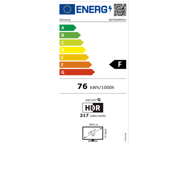 Samsung QE55QN80FAUXXN Neo QLED 4K TV