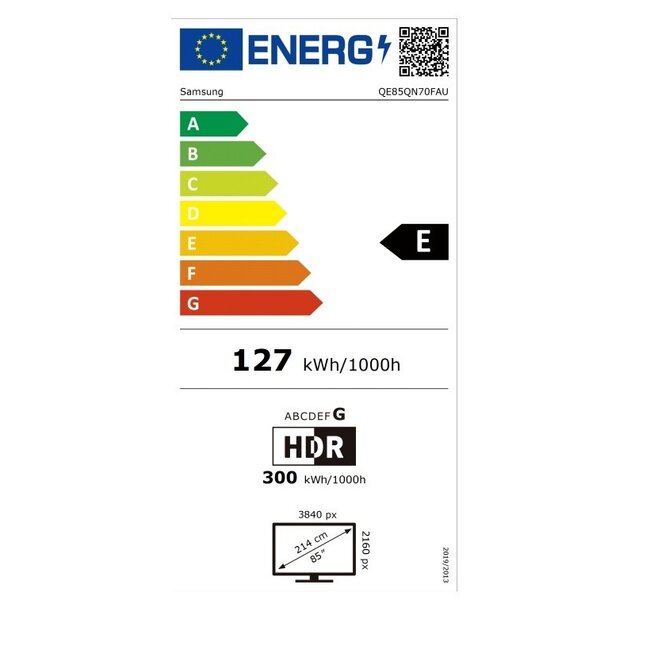 Samsung QE85QN70FAUXXN Neo QLED 4K TV