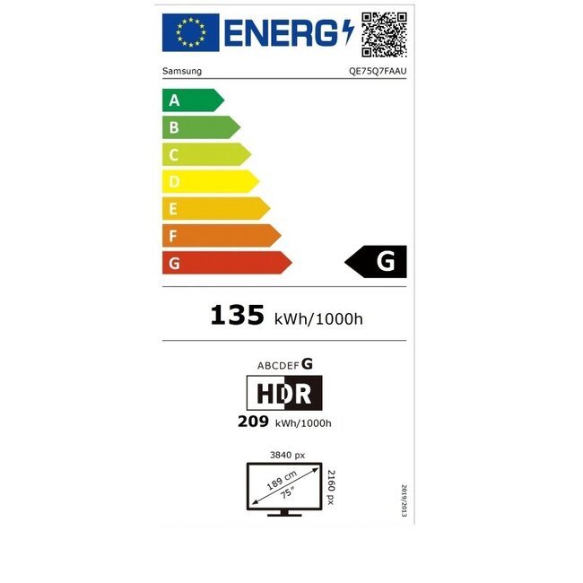 Samsung QE75Q7FAAUXXN QLED 4K Smart TV