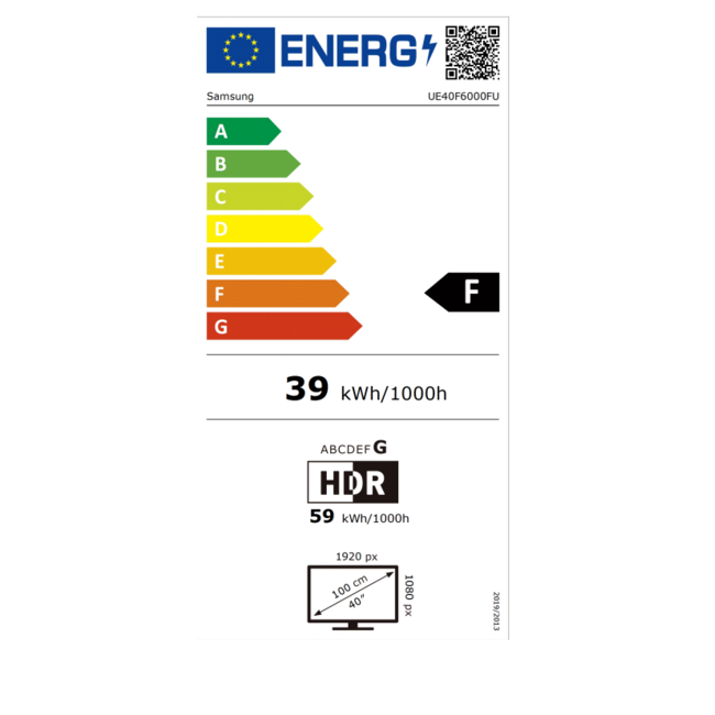 Samsung UE40F6000FUXXN Full HD LED TV