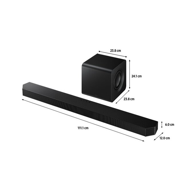 Samsung HWQ800FXN Soundbar Zwart