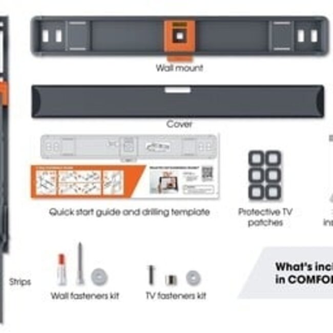 Vogel's TVM 3405 Vaste tv-muurbeugel - Zwart