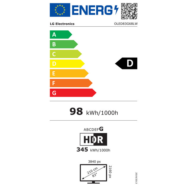 LG OLED83W69LA OLED 4K Smart TV