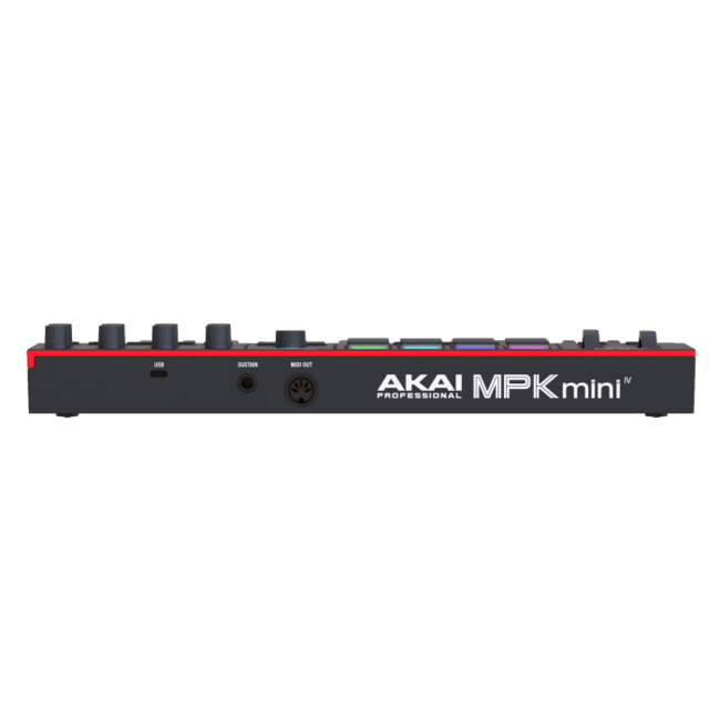 AKAI - MPK Mini IV- MIDI-keybord Zwart