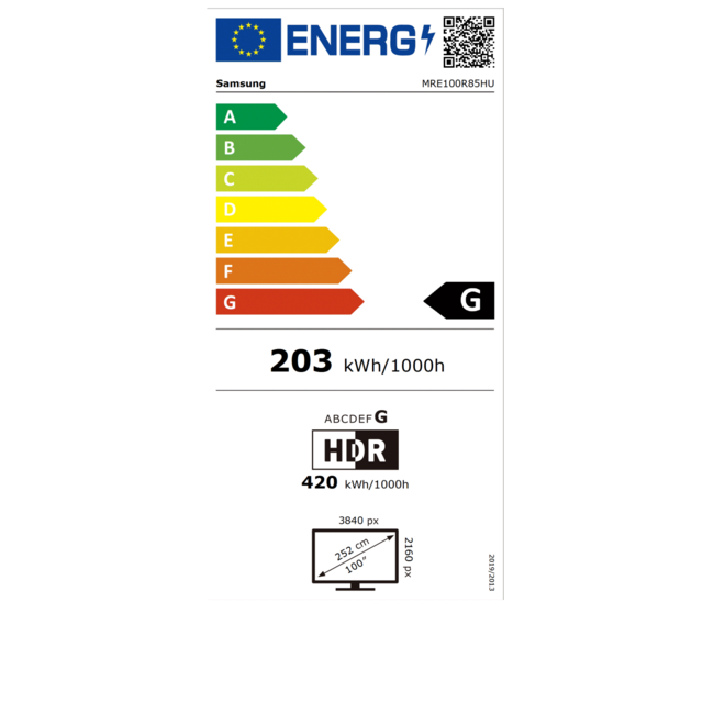 Samsung 100 Inch Micro RGB TV 4K UHD – MRE100R85HUXXN