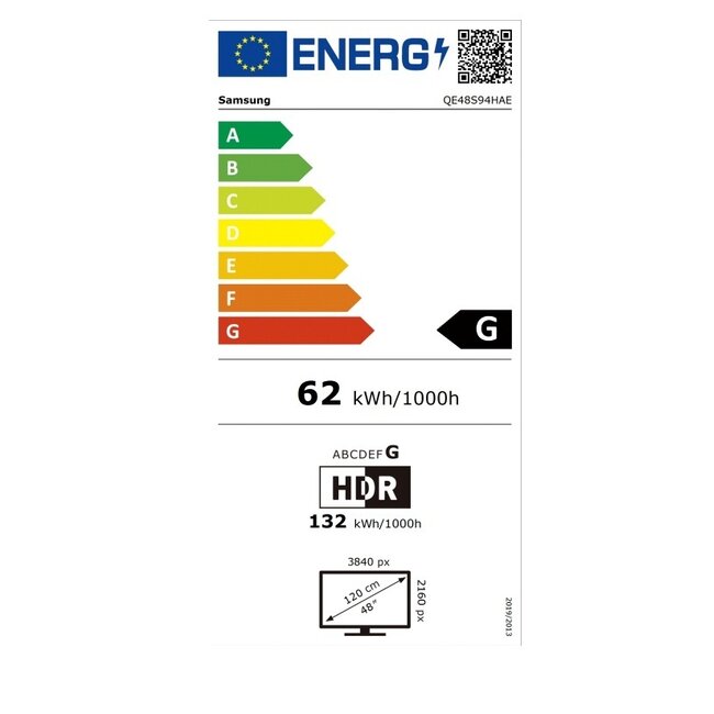 Samsung 48 Inch OLED 4K Vision AI Smart TV – QE48S94HAEXXN