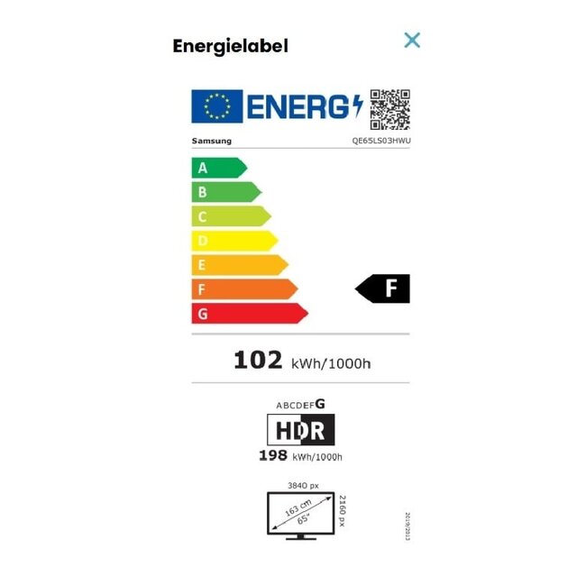 Samsung 65 inch The Frame Neo QLED 4K Smart TV - FQE65LS03HWU