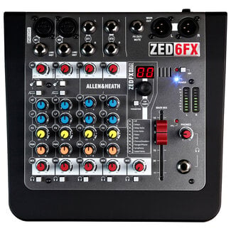 Allen & Heath ZED-6FX Live Mixer