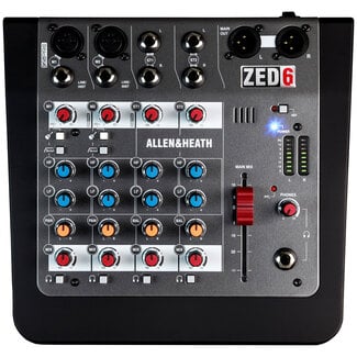 Allen & Heath ZED-6  6-Channel Live Mixer