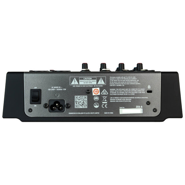 A&H - ZED-6  6-Channel Live Mixer