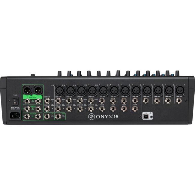 Mackie Onyx16 Analoge 16-kanaals USB Mengtafel