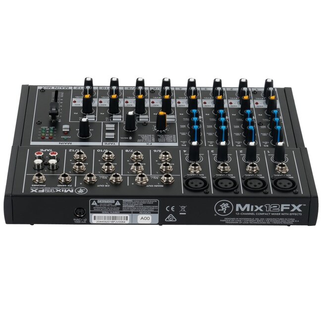 MACKIE - SMK MIX12FX MENGTAFELS ANALOOG MIX 12 KANALEN, 18 INPUTS + EFFECTS