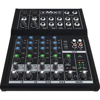 Mackie SMK MIX8 MENGTAFELS ANALOOG MIX COMPACT 8 KANALEN, 10 INPUTS