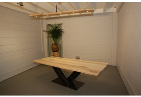 Boomstamtafel van Essenhout 250 x 100 cm