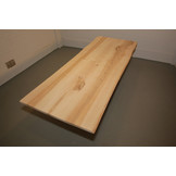 Boomstamtafel van Essenhout 250 x 100 cm | V-onderstel