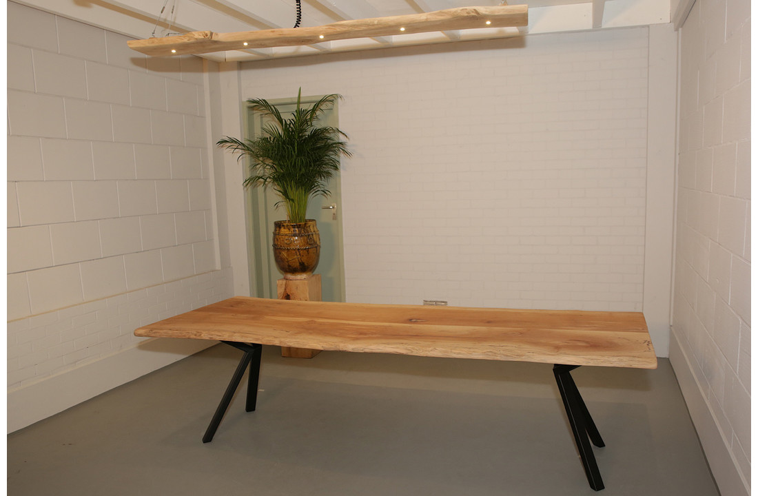 Boomstamtafel van Plataan 280 x 100 cm | Onderstel Esther