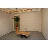 Salontafel van Plataan 135 x 75 cm | Matrix salon onderstel