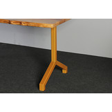 Boomstamtafel van Plataan 180 x 90 cm | Onderstel K50 goud