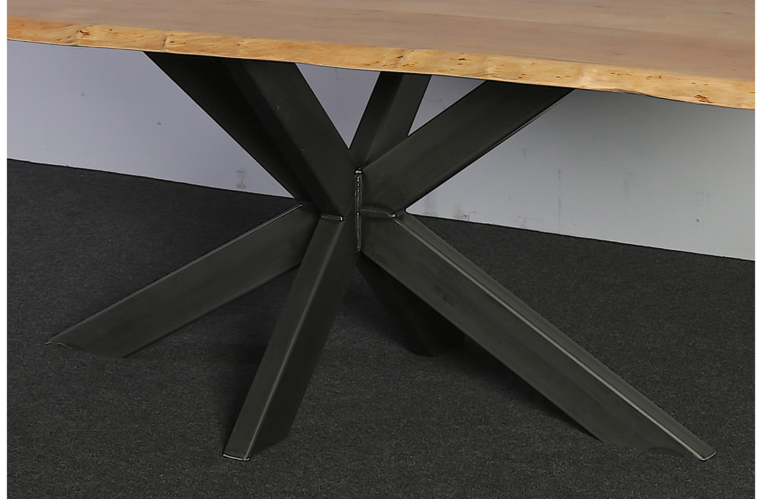 Boomstamtafel van Plataan 200 x 90 cm | Matrix onderstel