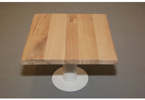 Bijzettafel eiken 60 x 60  cm