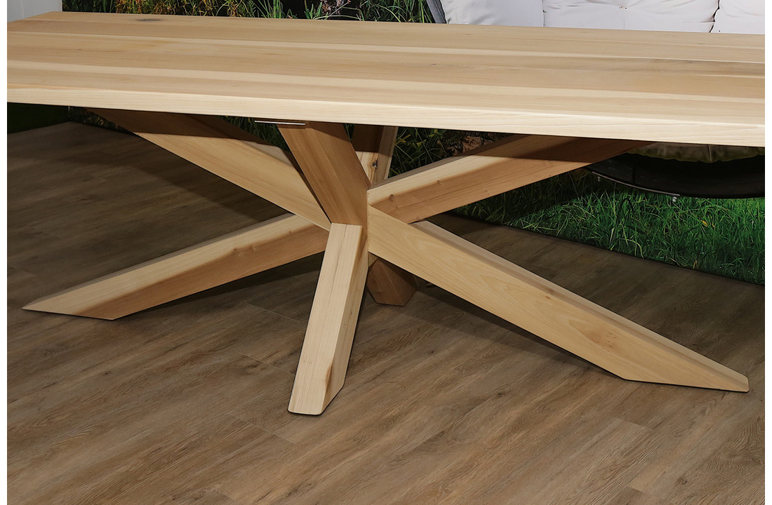 Eettafel van Magnoliahout 240 x 100 | Magnolia matrix onderstel