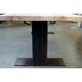 Boomstamtafel van Plataan 280 x 100 cm | Kolompoot onderstel