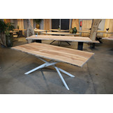 Boomstamtafel van Plataan 205 x 90 cm | Mikado onderstel