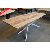 Boomstamtafel van Plataan 205 x 90 cm | Mikado onderstel