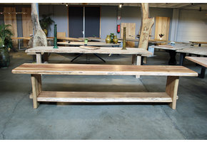 Wandtafel beukenhout 300 x 50 cm