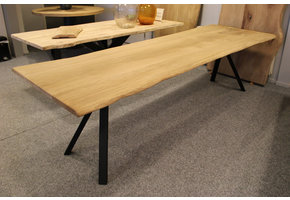 Boomstamtafel eikenhout 280 x 95 cm