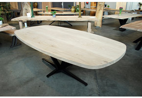 Eettafel eikenhout 240 x 120 cm