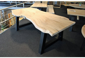 Boomstamtafel Beukenhout 220 x 100 cm