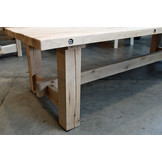 Buitentafel  eikenhout 300 x 100 cm  | Houten onderstel