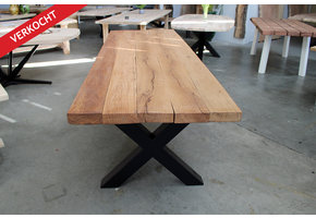 Buitentafel Amerikaans  eiken 300 x 100 cm