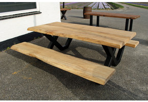 Picknicktafel populieren 230 x 100 x 6 cm