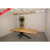 Boomstamtafel Acaciahout 250 x 100 cm - Ongelijkzijdige matrix