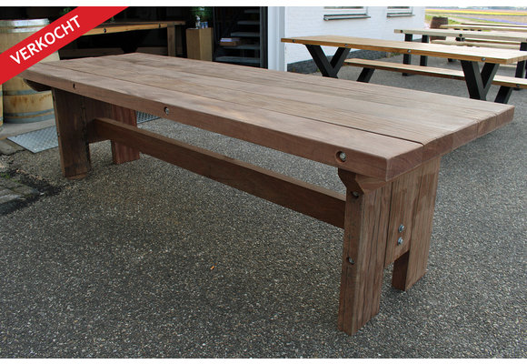 Buitentafel 285 x 100 x 6 cm