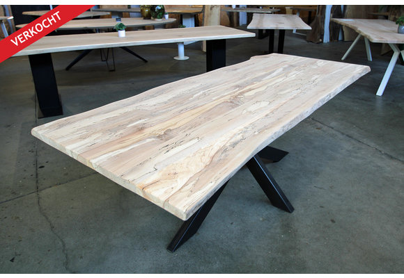 Boomstamtafel beukenhout 220 x 95 cm