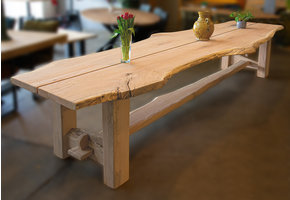 Amerikaans Eikenhout tafel 350 x 70 x 5