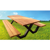 Picnictafel hardhout 300 x 100