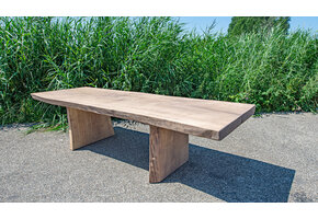 Buitentafel massief populierenhout 280 x 100 cm