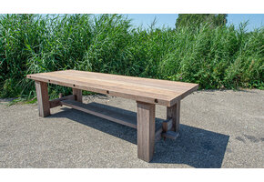 Buitentafel azobé 300 x 100  cm