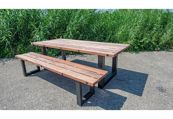 Picknicktafel Massief Mahonie 280 x 100 cm  Robuust en Duurzaam