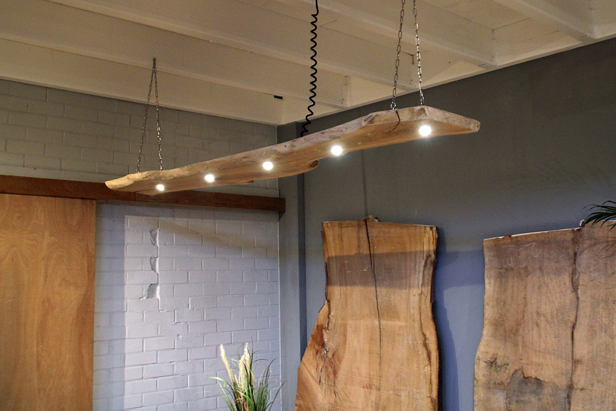 Boomstamlampen met afstandsbediening en dim functie