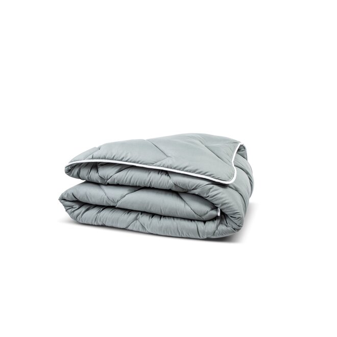 Eazy Dekbed® Grey/Grey - Hoesloos dekbed - Bedrukt dekbed - Dekbed zonder overtrek - Anti Allergie-Wasbaar - Gekleurd