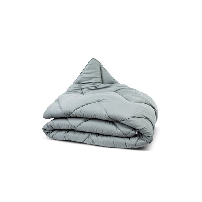 Eazy Dekbed® Grey/Grey - Hoesloos dekbed - Bedrukt dekbed - Dekbed zonder overtrek - Anti Allergie-Wasbaar - Gekleurd