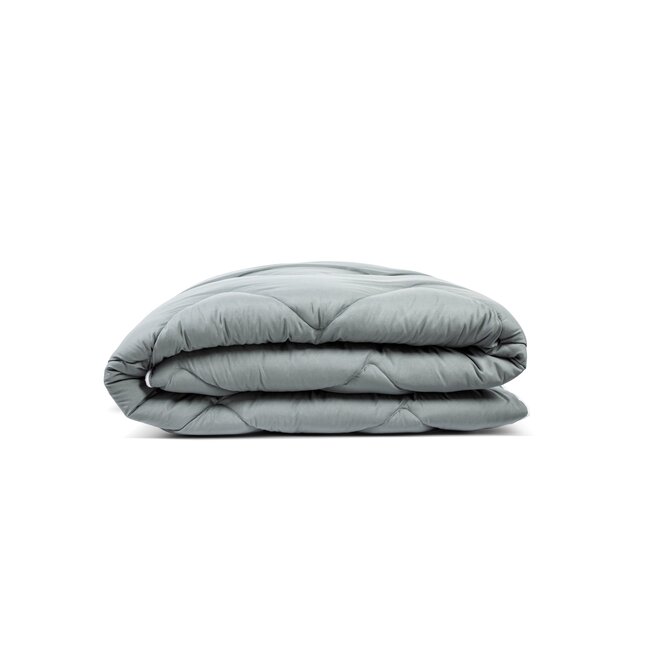 Eazy Dekbed® Grey/Grey - Hoesloos dekbed - Bedrukt dekbed - Dekbed zonder overtrek - Anti Allergie-Wasbaar - Gekleurd