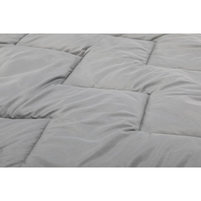 Eazy Dekbed® Grey/Grey - Hoesloos dekbed - Bedrukt dekbed - Dekbed zonder overtrek - Anti Allergie-Wasbaar - Gekleurd